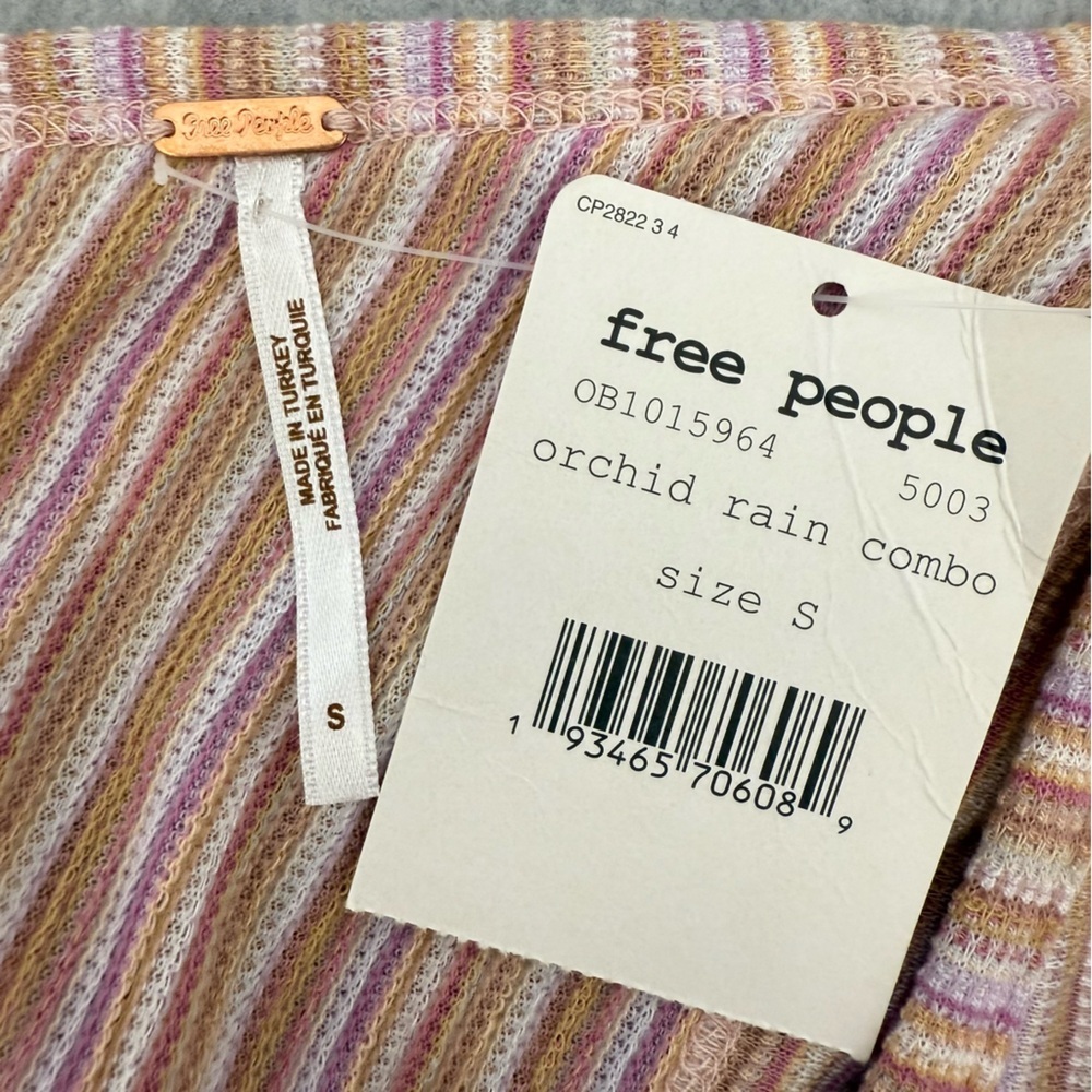 FREE PEOPLE Orchid Rain Autumn Nights Back Wrap Top size Small NEW with TAG - Picture 10 of 15